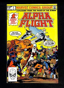 Alpha Flight #1 1st Puck!  1st Marina Marvel!