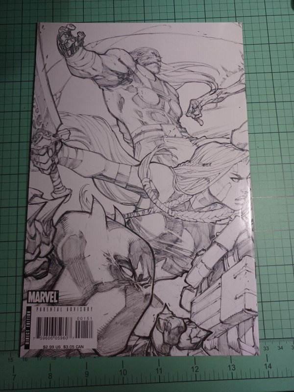 Ultimates 3 #1 NM Sketch cover Marvel Comics c178