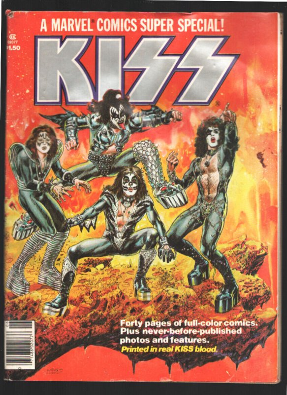 Marvel Comics Super Special #1 1977-1st issue-printed with KISS members blood...