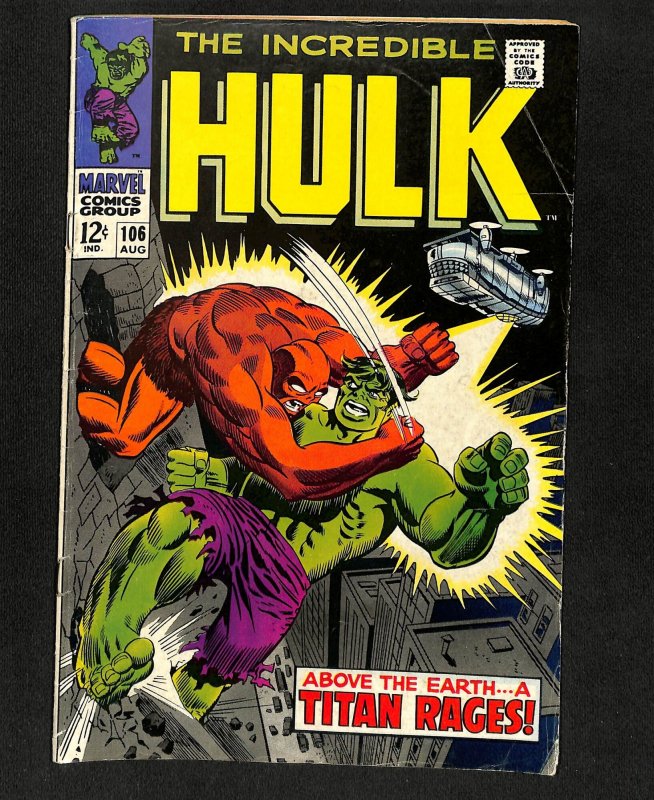 Incredible Hulk (1962) #106 2nd Missing Link!