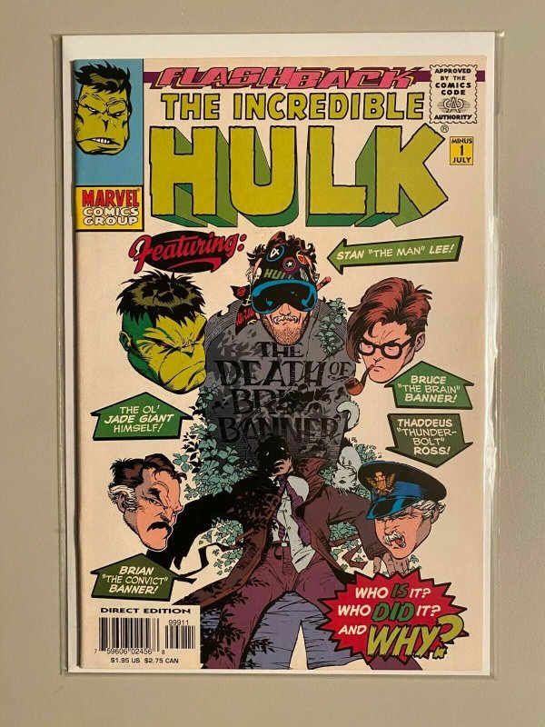 Incredible Hulk minus #-1 8.5 VF+ (1997)