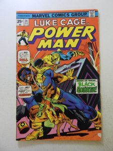 Power Man #24 (1975) VG/FN condition tape pull front cover MVS intact