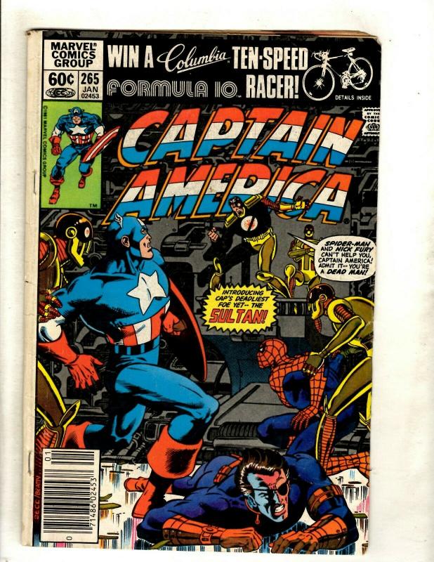 8 Captain America Marvel Comics 229 265 269 270 274 275 280 + Annual # 5 RM1