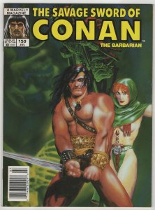 The Savage Sword of Conan #150 Chuck Dixon Michael Golden Cover NM-