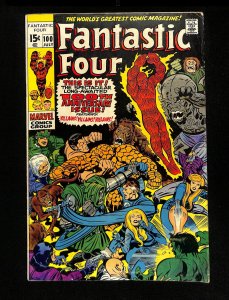 Fantastic Four #100 The Long Journey Home! Stan Lee! Jack Kirby!