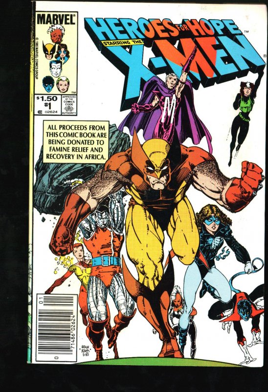 Heroes for Hope Starring the X-Men #1 (1985)