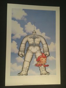 THE BIG GUY AND RUSTY THE BOY ROBOT Poster, Signed by Frank Miller, Geof Darrow