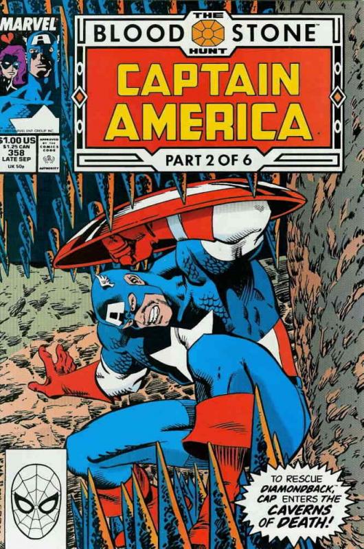 Captain America (1st Series) #358 VF/NM; Marvel | save on shipping - details ins