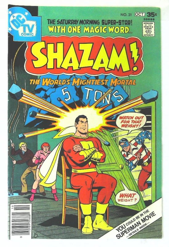 Shazam! (1973 series)  #31, VF+ (Actual scan)