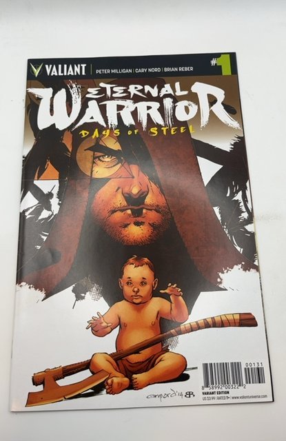 Eternal Warrior: Days of Steel #1 Nord Variant Cover (2014)