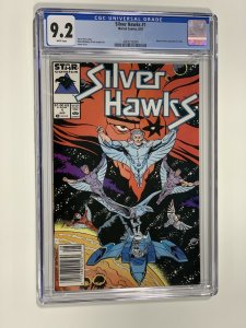 SilverHawks 1 cgc 9.2 newsstand edition marvel 1987 