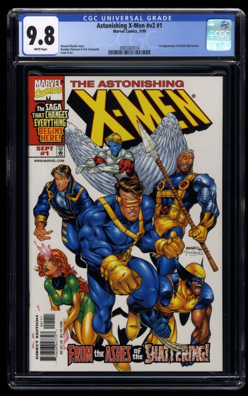 Astonishing X-Men (1999) #1 CGC NM/M 9.8 White Pages