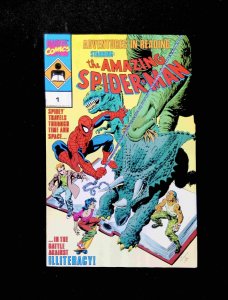 Amazing Spider-Man Adventures in Reading Giveaway #1-1ST  Marvel Comics 1990 VF+