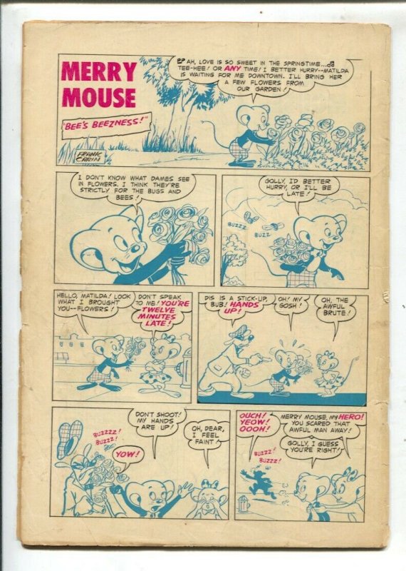 Merry Mouse #1 1953-Avon-1st issue & appearance-Frank Carin-cannibals-violent=VG