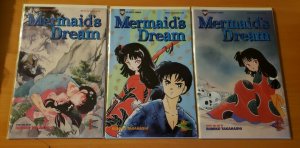 Mermaid's Dream 1-3 Complete Set Run! ~ NEAR MINT NM ~ 1994 Viz Comics