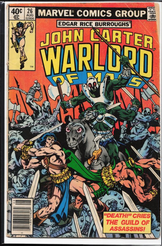 John Carter Warlord of Mars #26 (1979) John Carter Warlord of Mars