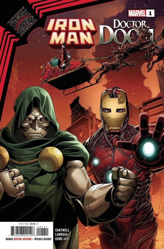 King In Black: Iron Man/Doom (2021) #1 VF- (7.5) Salvador Larroca & Guru-eFX