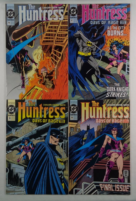 Huntress #16 17 18 19 VF/NM Batman DC 1990