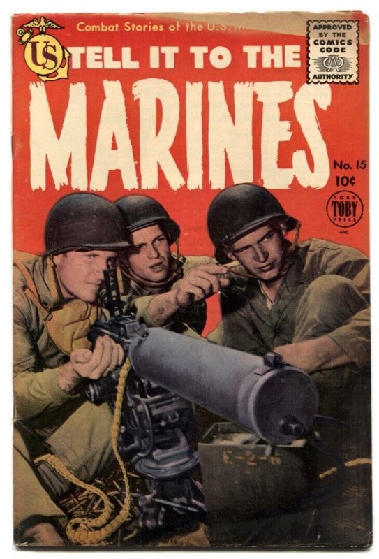 Tell it to the Marines #15 1955- Final issue VG