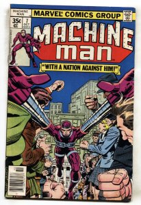 Machine Man #7--1st appearance of The Power Broker--1978--comic book