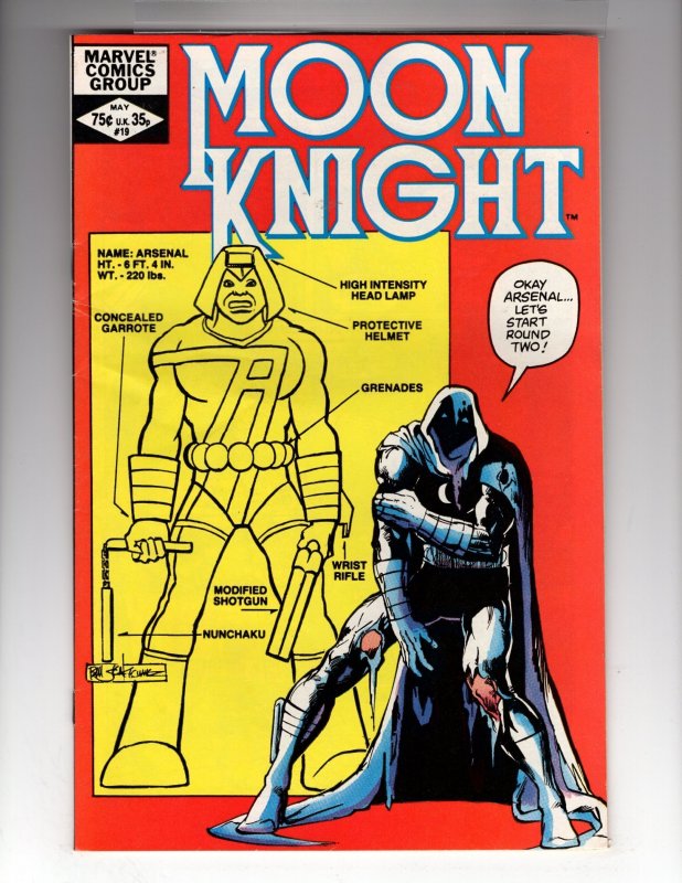 Moon Knight #19 (1982)     / MC#52