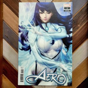 AERO #1 NM- (Marvel 2019) ARTGERM Cover ORIGIN WAVE First Solo/English Series