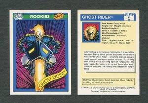 1990 Marvel Comics Card  #82 (Ghost Rider)  MINT