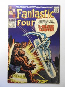 Fantastic Four #55 (1966) VG Condition ink fc