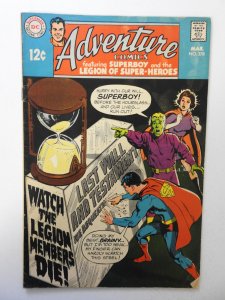 Adventure Comics #378 (1969) VG Condition tape pull fc