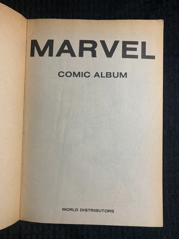 1975 MARVEL COMIC ALBUM Coloring Book FN 6.0 World / Thor Hulk Iron Man