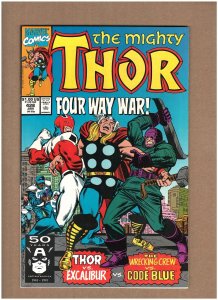 Thor #428 Marvel Comics 1991 Excalibur Juggernaut app. NM- 9.2
