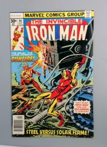 Iron Man #98, FN+ Sunfire Marvel Comics Group, 1977 JR1