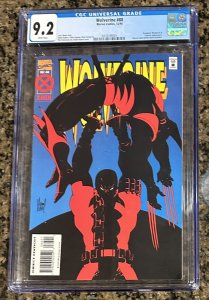 Wolverine #88  Deluxe Edition Newsstand KEY: 1st Battle W/ Deadpool - CGC 9.2