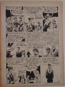 JOE KUBERT original art, ALL NEW COMICS #12 pg 4, 15x 20,1946, Bombs of Diamonds