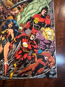 Justice League America #0 Zero Hour Logo Variant (1994)