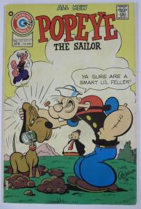 POPEYE THE SAILOR #128 F-. Charlton Comics! Wimpy. 