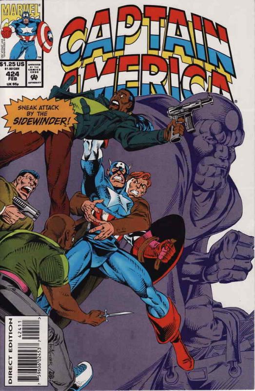 Captain America (1st Series) #424 VF/NM; Marvel | save on shipping - details ins