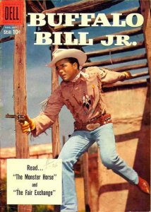 Buffalo Bill Jr. #13 VG; Dell | low grade - August 1959 photo cover - we combine 
