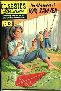 Classics Illustrated #50 Fall 1969-Gilberton-Adventures of Tom Sawyer-HRN 169-VF