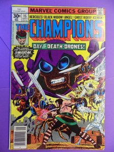 CHAMPIONS # 15 MARVEL BLACK WIDOW GHOST RIDER HOT