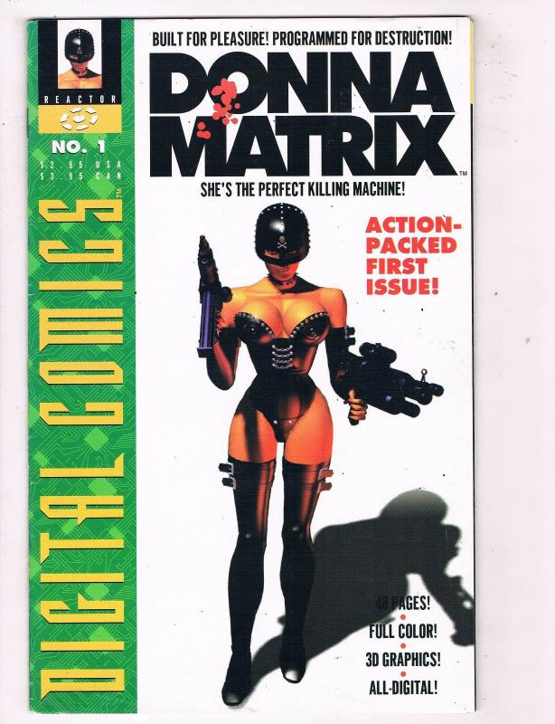 Donna Matrix #1 FN/VF Reactor Comics Modern Age comic Book 1993 DE46