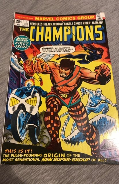 The Champions #1 (1975)1st solo run - Hulk, Dr strange, Namor see description