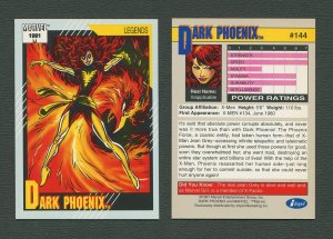 1991 Marvel Comics II  Card  #144 ( Dark Phoenix )  MINT