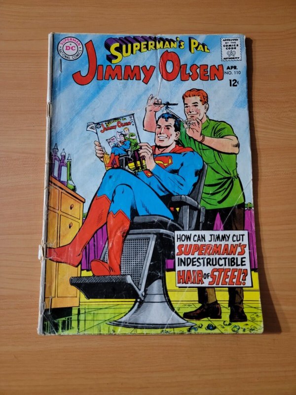 Superman's Pal Jimmy Olsen #110 ~ GOOD - VERY GOOD VG ~ 1968 DC Comics
