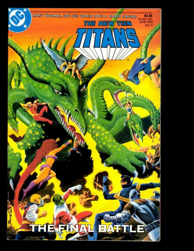 12 New Teen Titans Comics # 1 2 3 4 5 6 7 8 9 10 11 12 GK20