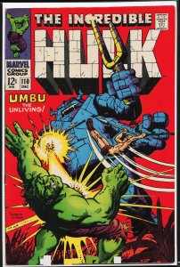 The Incredible Hulk #110 (1968) Hulk