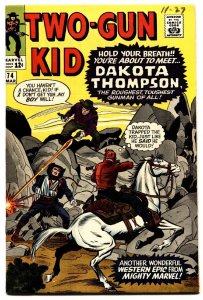 TWO-GUN KID #74 1965-MARVEL-WESTERN-KIRBY-DAKOTA THOMPSON