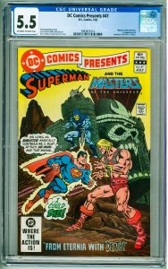 DC Comics Presents #47 (1982) CGC 5.5! 1st Appearance of MOTU in comics!