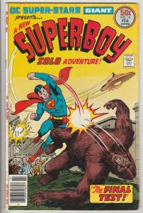DC Super-Stars #12 (Feb-77) FN/VF Mid-High-Grade Superboy
