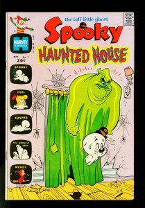 Spooky Haunted House #1 1972- Casper- Wendy- Harvey Comics- VF-